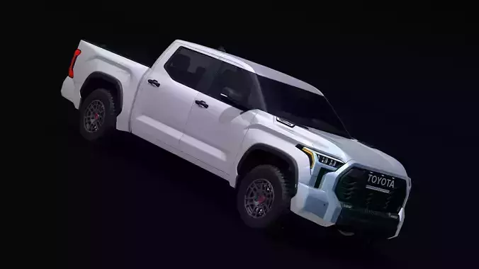 2022 Toyota Tundra Low-poly 3D model
