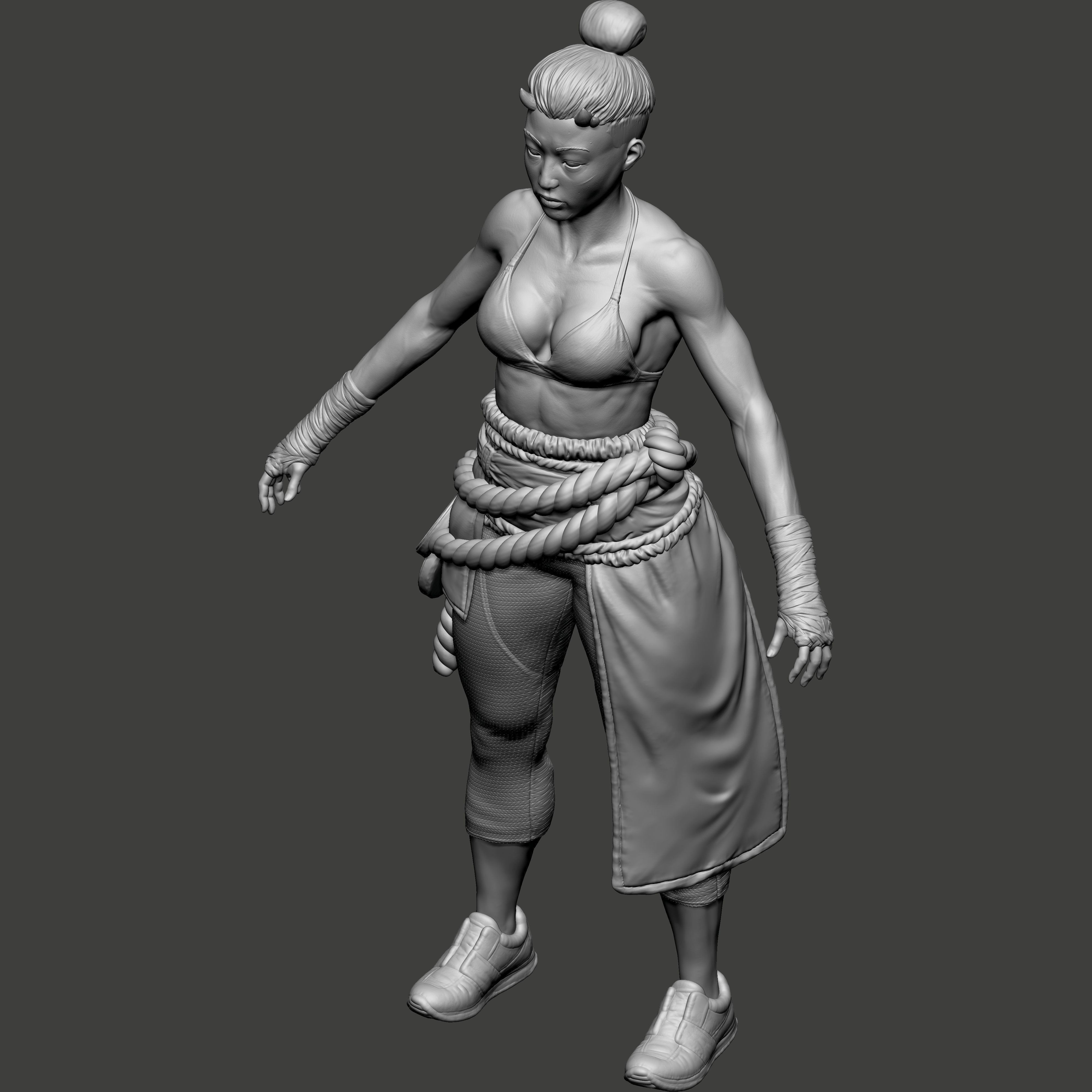 Sakura - Oni girl 3D print model_7