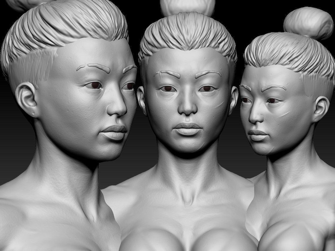 Sakura - Oni girl 3D print model_11