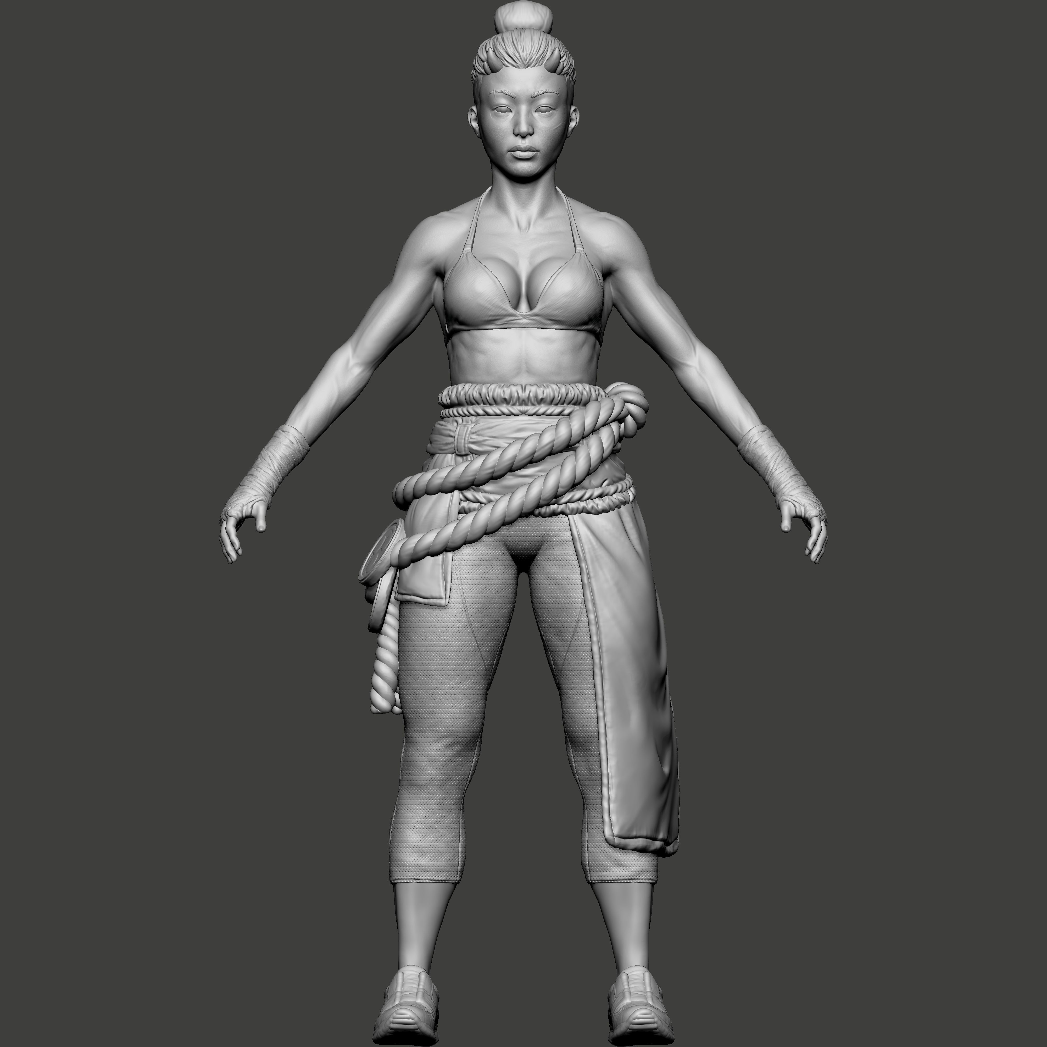 Sakura - Oni girl 3D print model_4