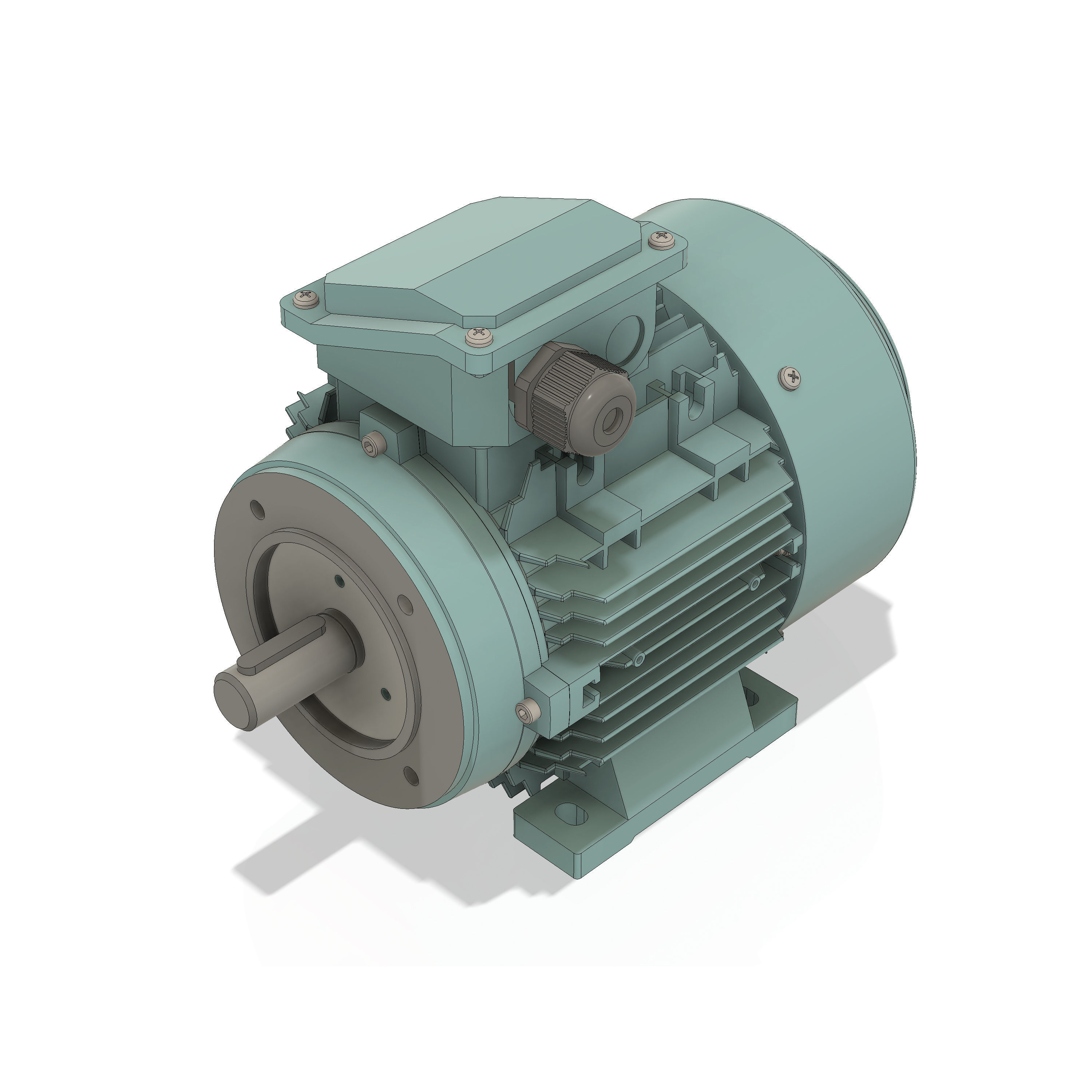 3 Phase AC induction motors - Frame size 90S 3D model_6