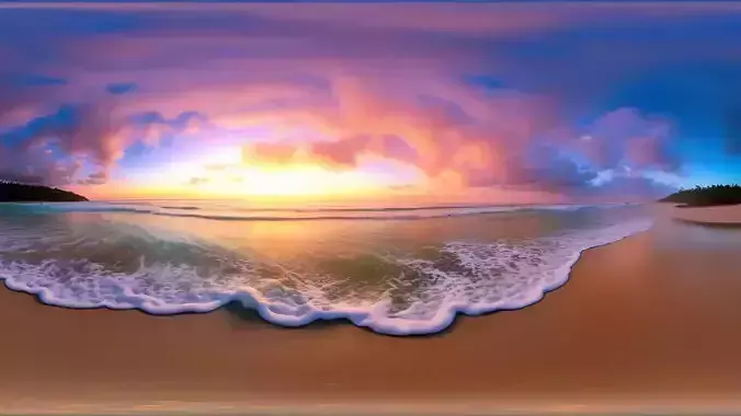 HDRI Above The Sea Texture