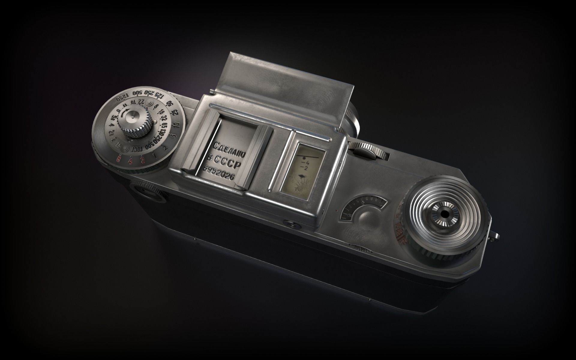 Soviet camera Kiev 4 3D model_3