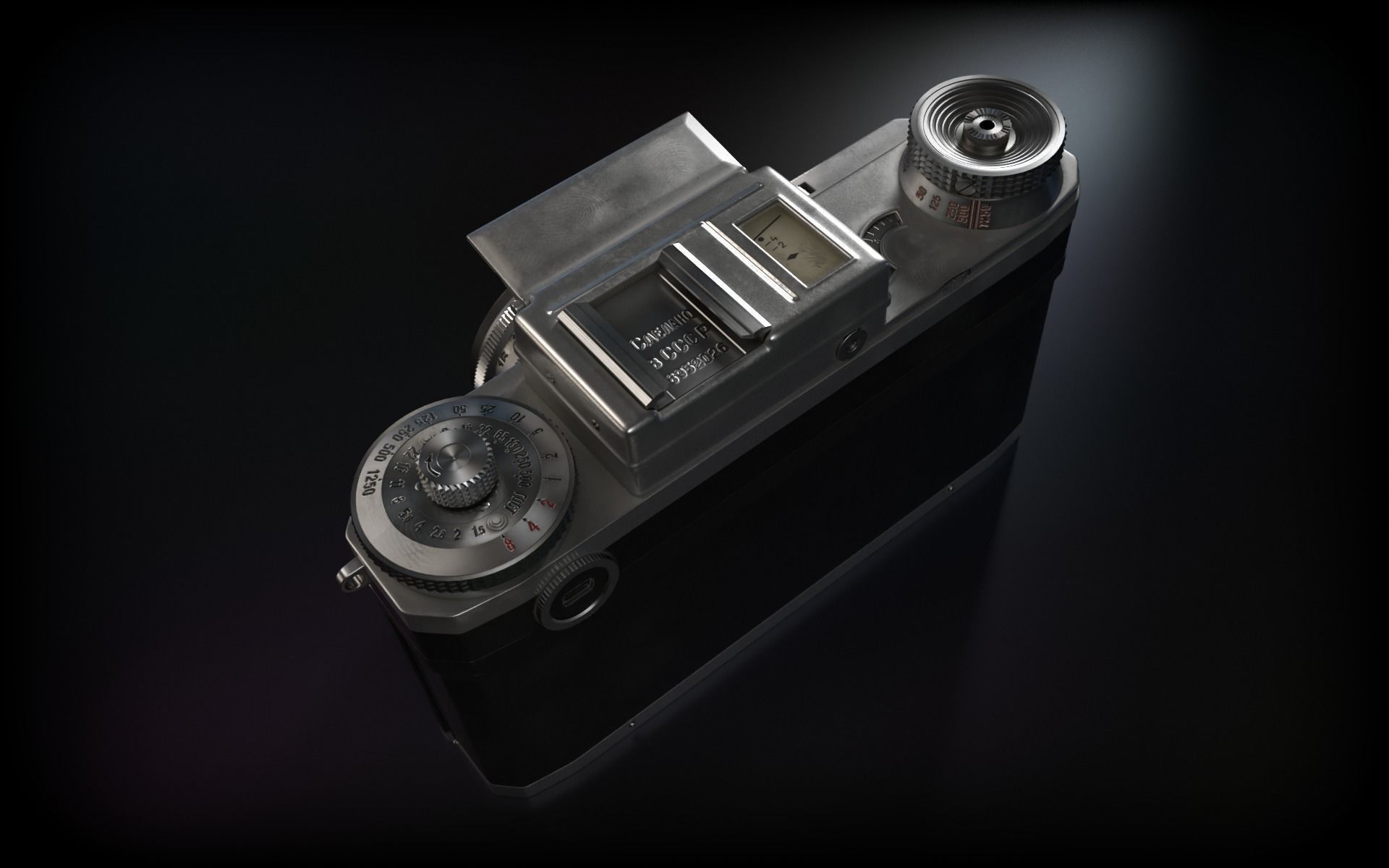 Soviet camera Kiev 4 3D model_4