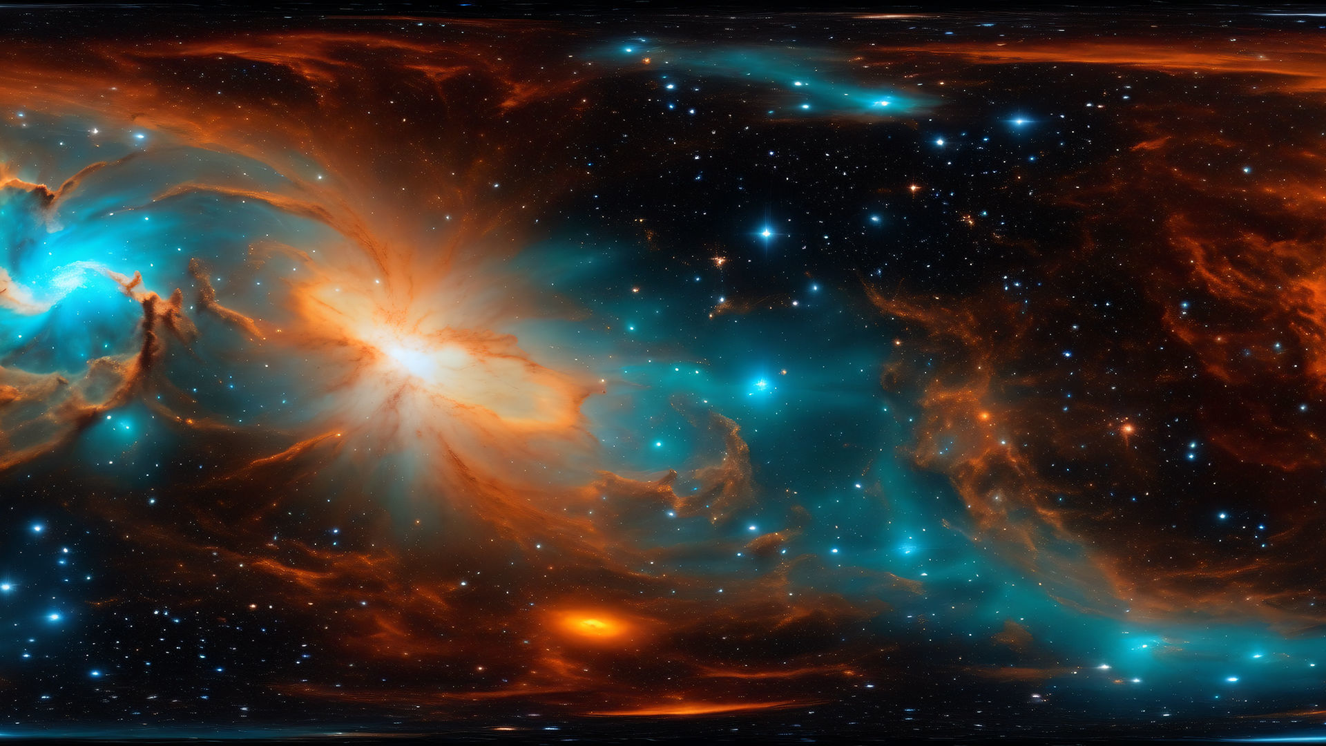 HDRI Space Nebula Low-poly 3D model_1