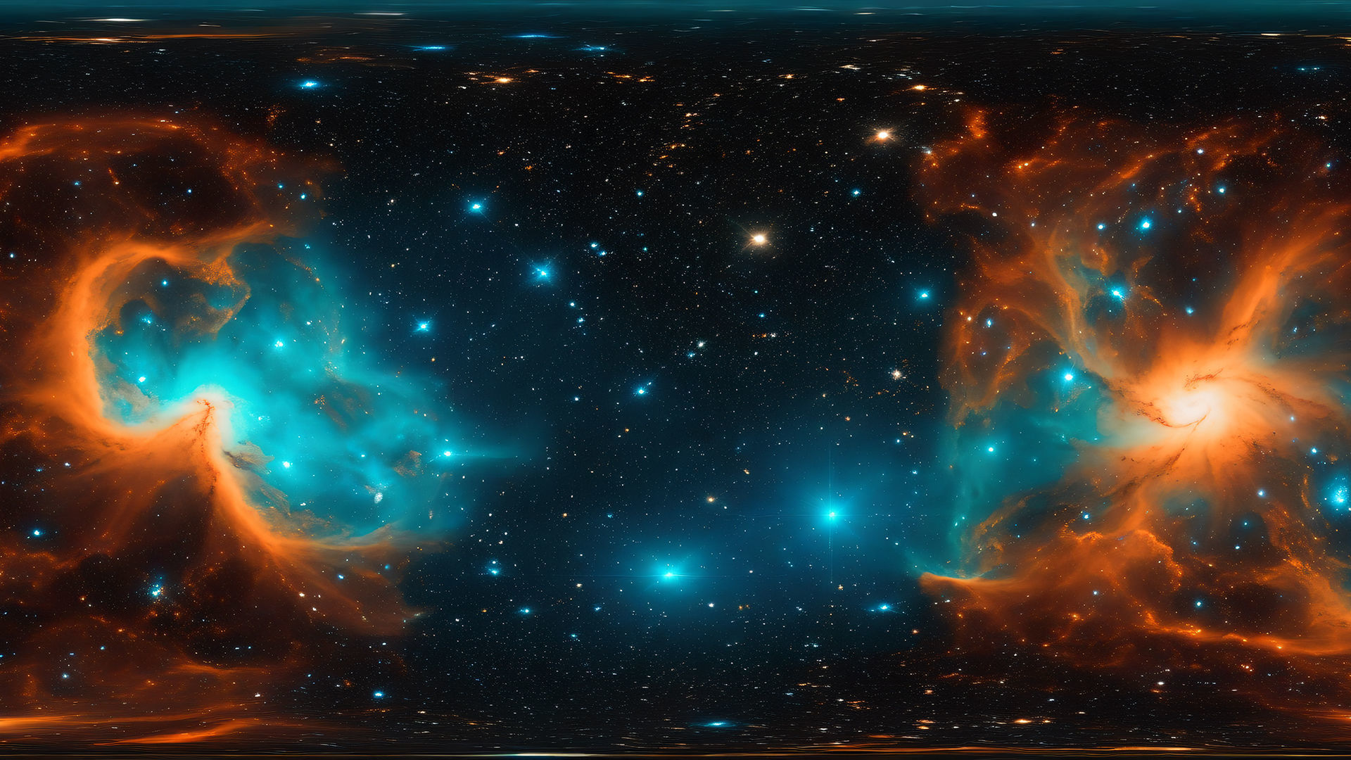 HDRI Space Nebula Low-poly 3D model_3