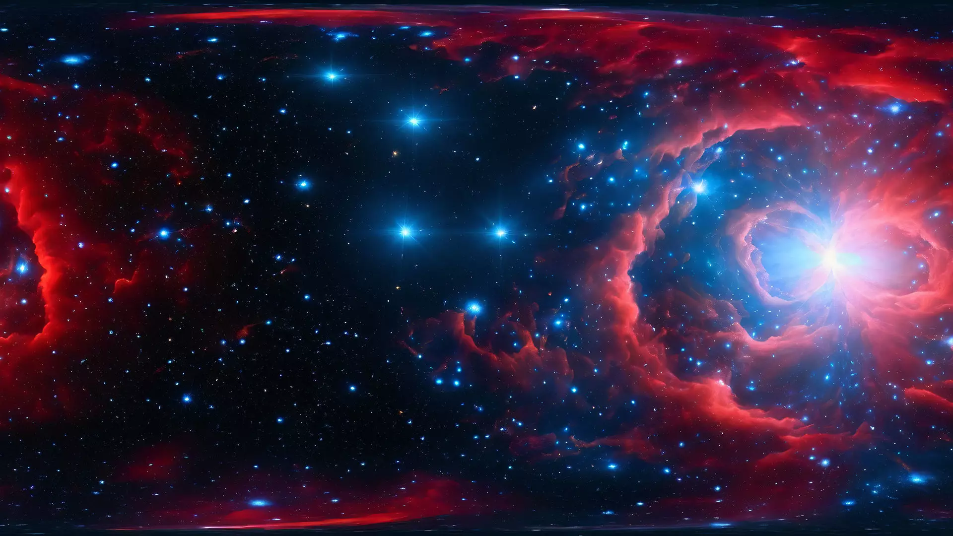 HDRI Space Nebula Low-poly 3D model_0