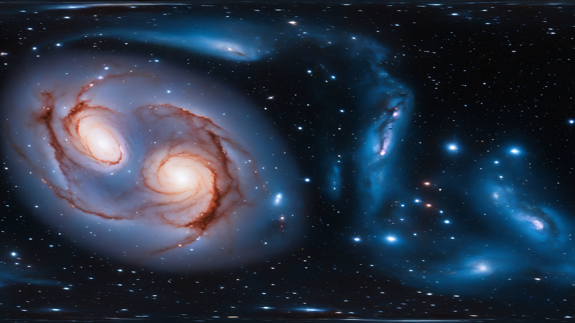 HDRI Space Nebula Low-poly 3D model_8