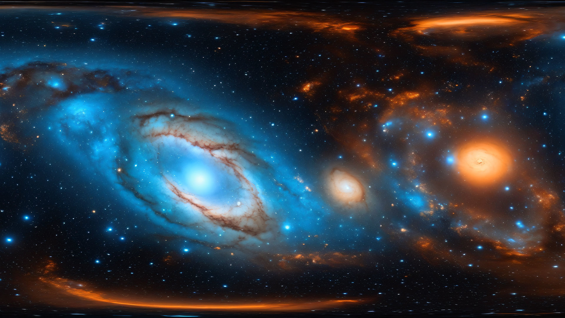 HDRI Space Nebula Low-poly 3D model_10