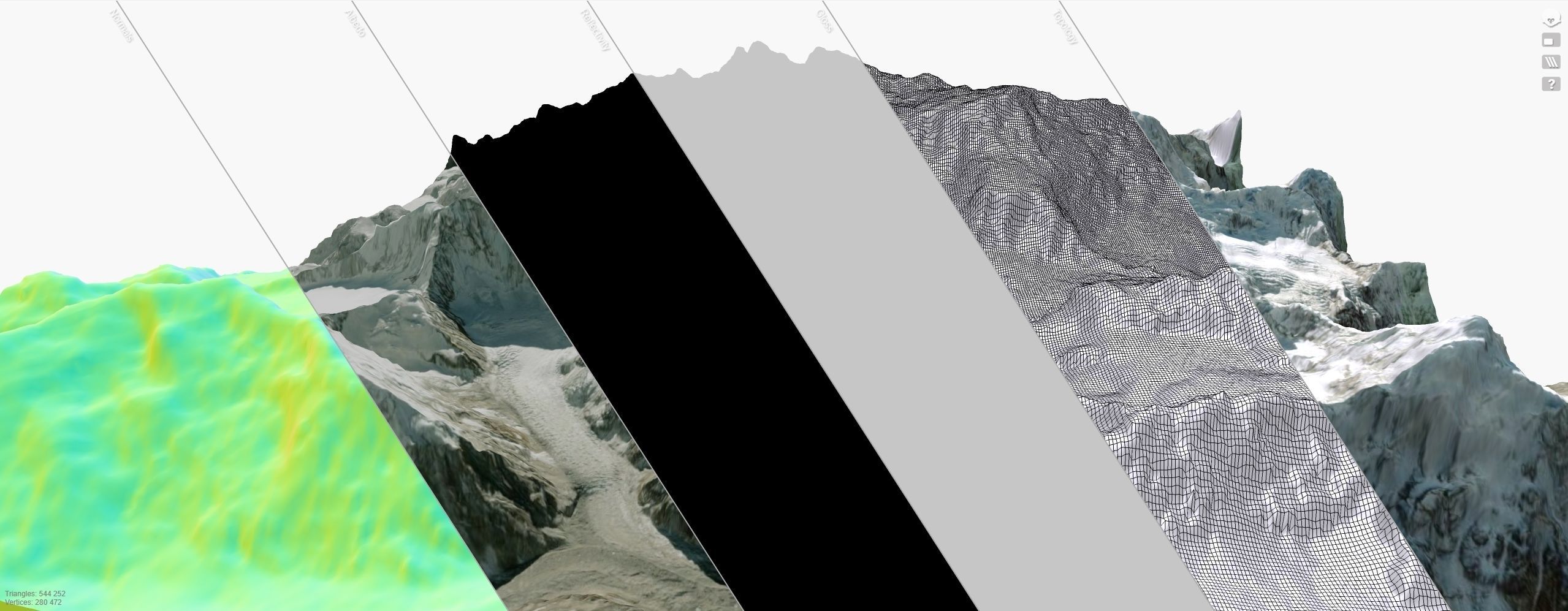 Mountain landscape Kanchenjunga Himalayas 3D model_17