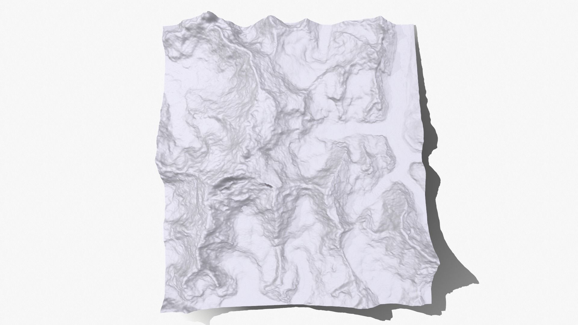 Mountain landscape Kanchenjunga Himalayas 3D model_14