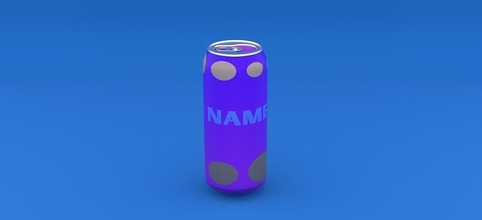 Refreshingly 3D Model Soda Can 3D model