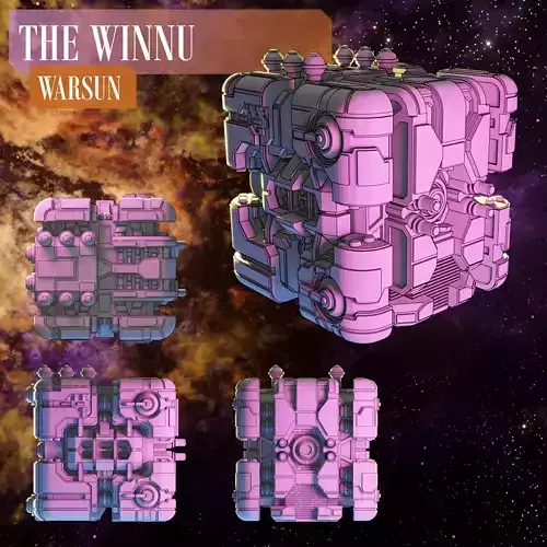 Twilight Imperium Ships - Winnu 3D print models 3D print model