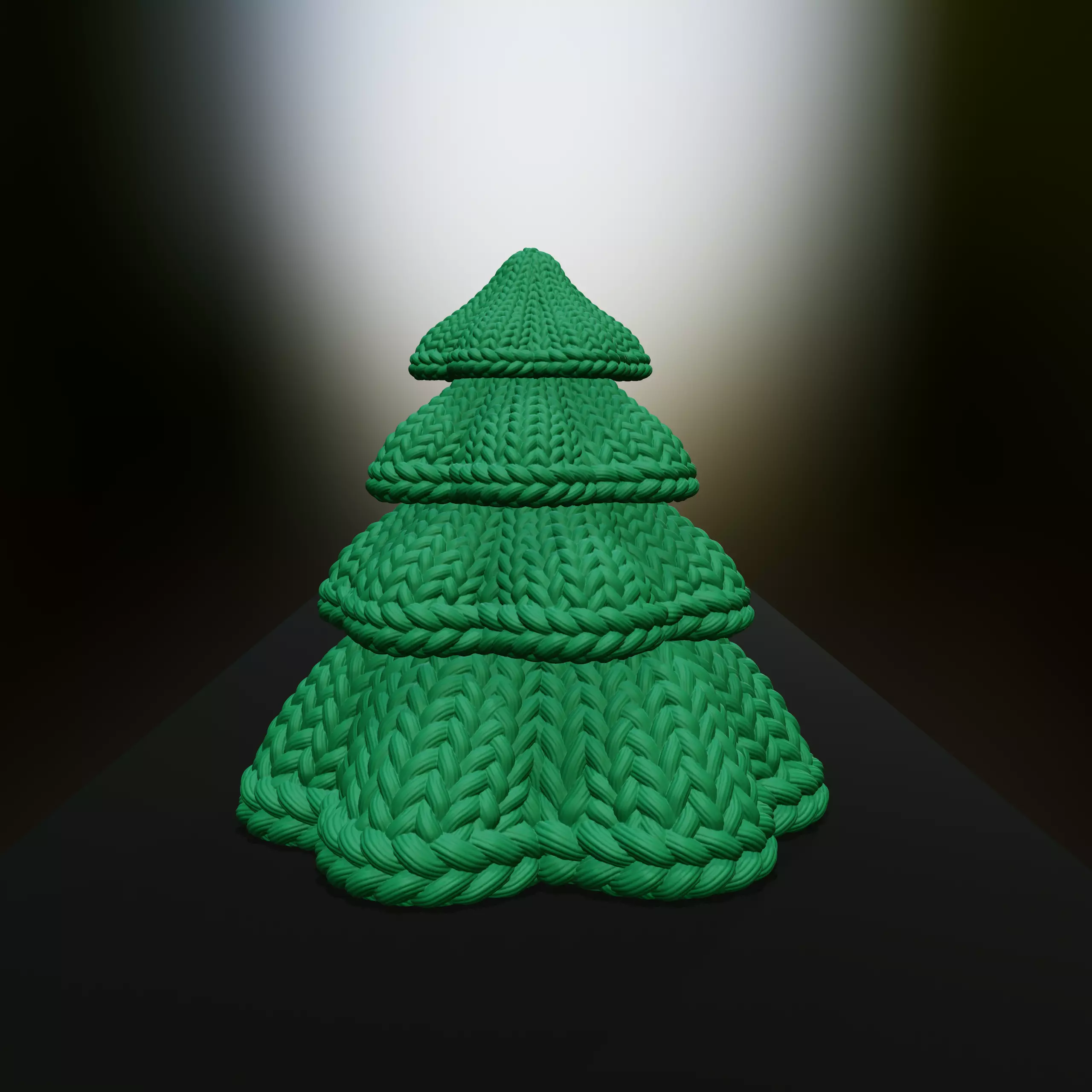 Christmas tree 3D print model_0