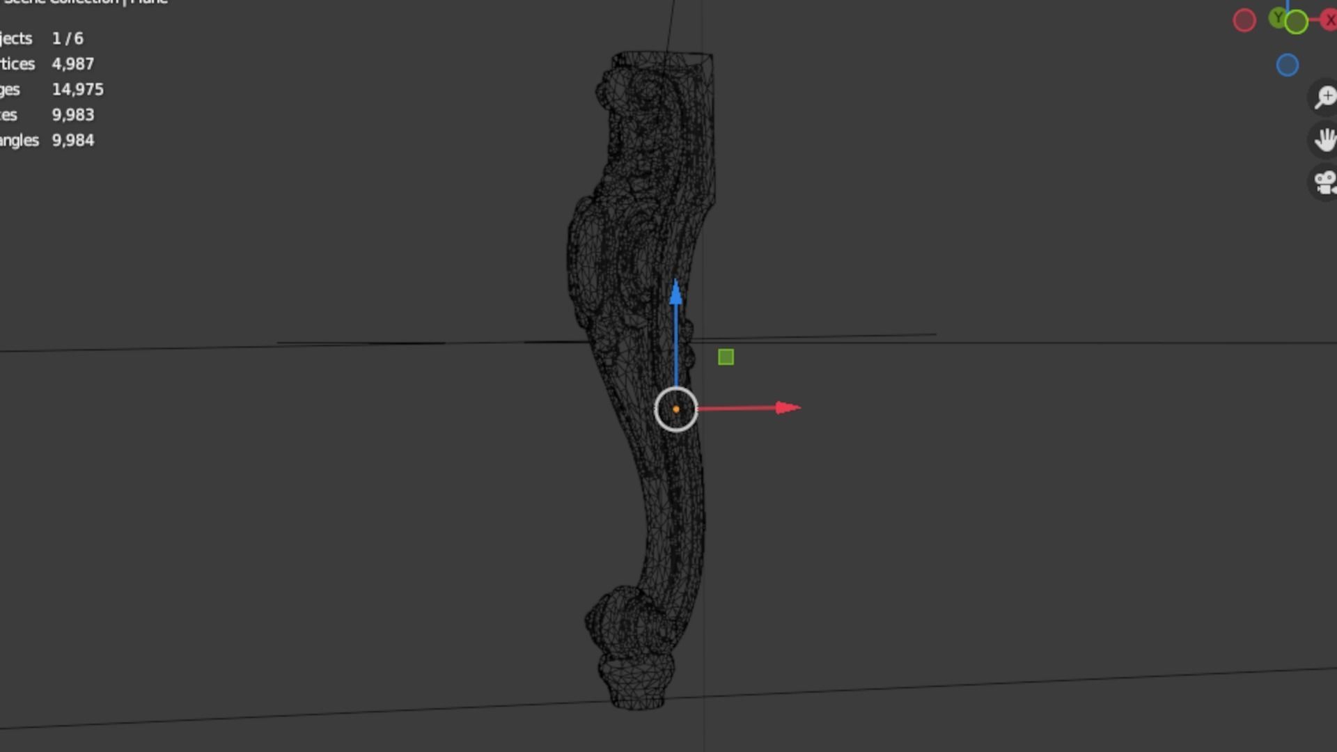 CNC table leg furniture 08 3D print model_5