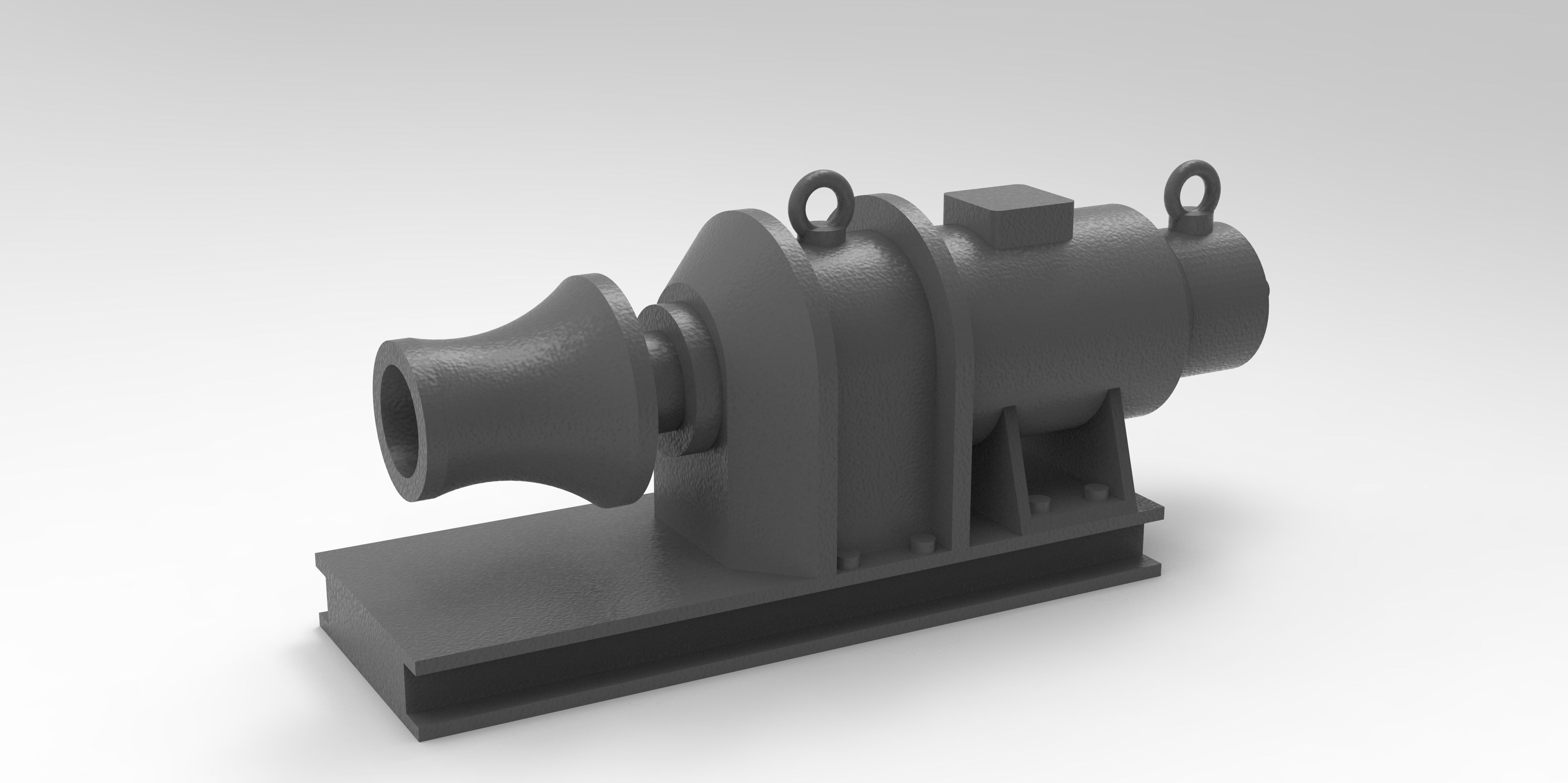 winch 3D print model_2