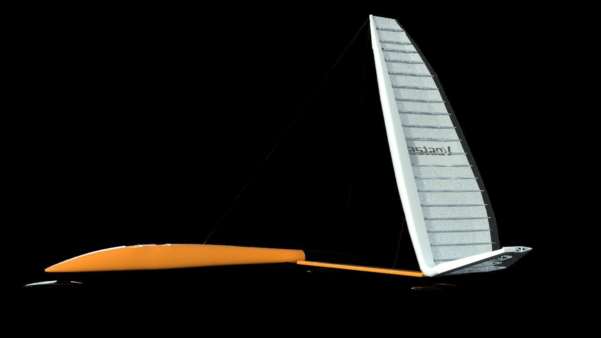 Vestas Sailrocket Low-poly 3D model_3