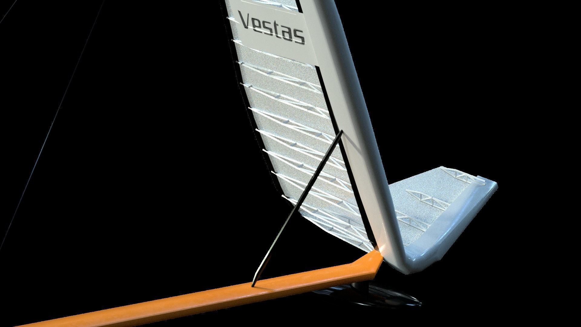 Vestas Sailrocket Low-poly 3D model_6