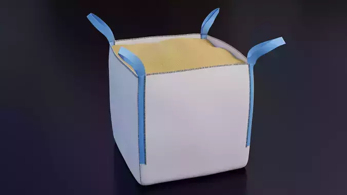 Big-Bag fuer Schuettgueter 90 x 90 x 90 cm Low-poly 3D model