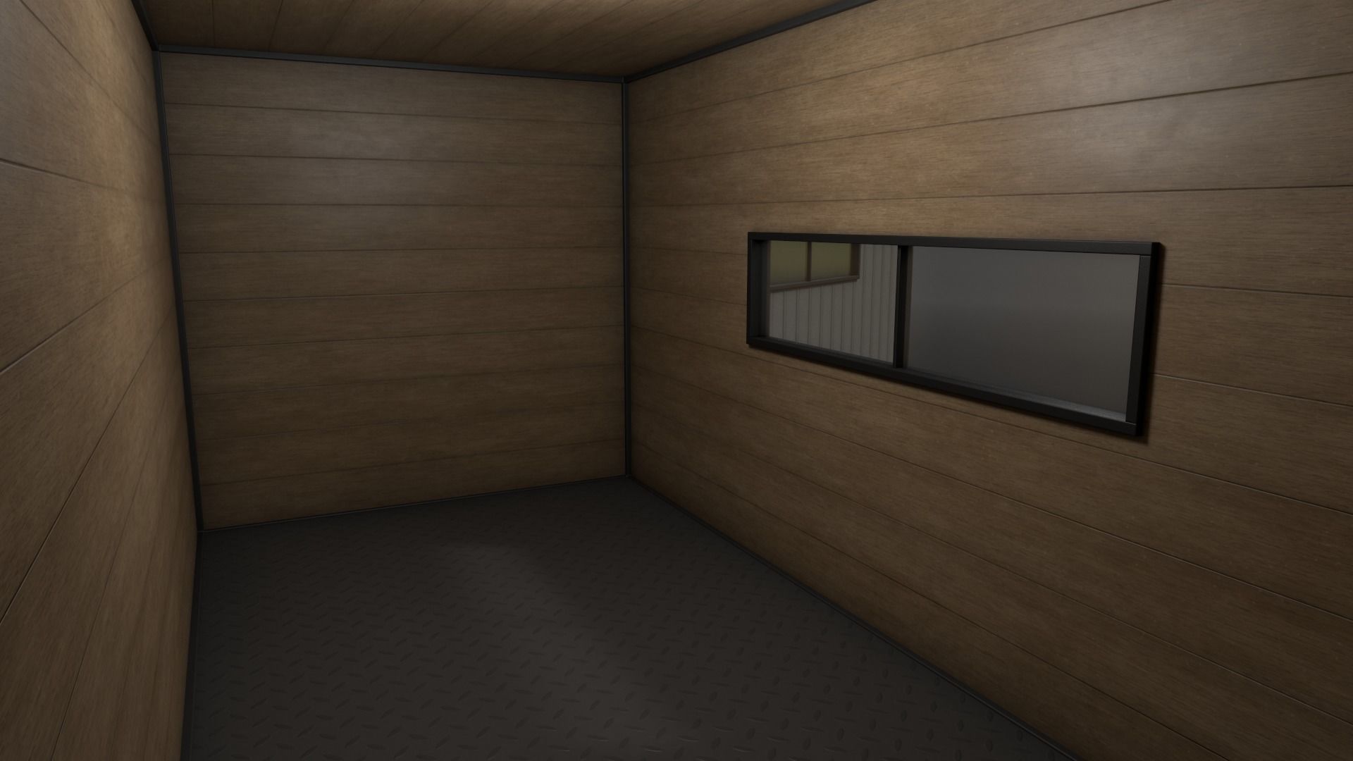 PBR Shed House A 20ft V5 Low-poly 3D model_12