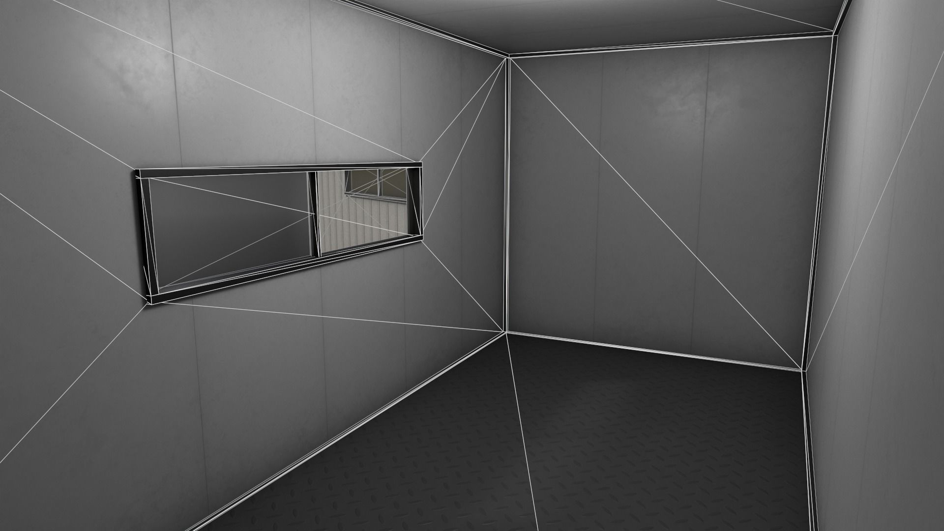 PBR Shed House A 20ft V5 Low-poly 3D model_11