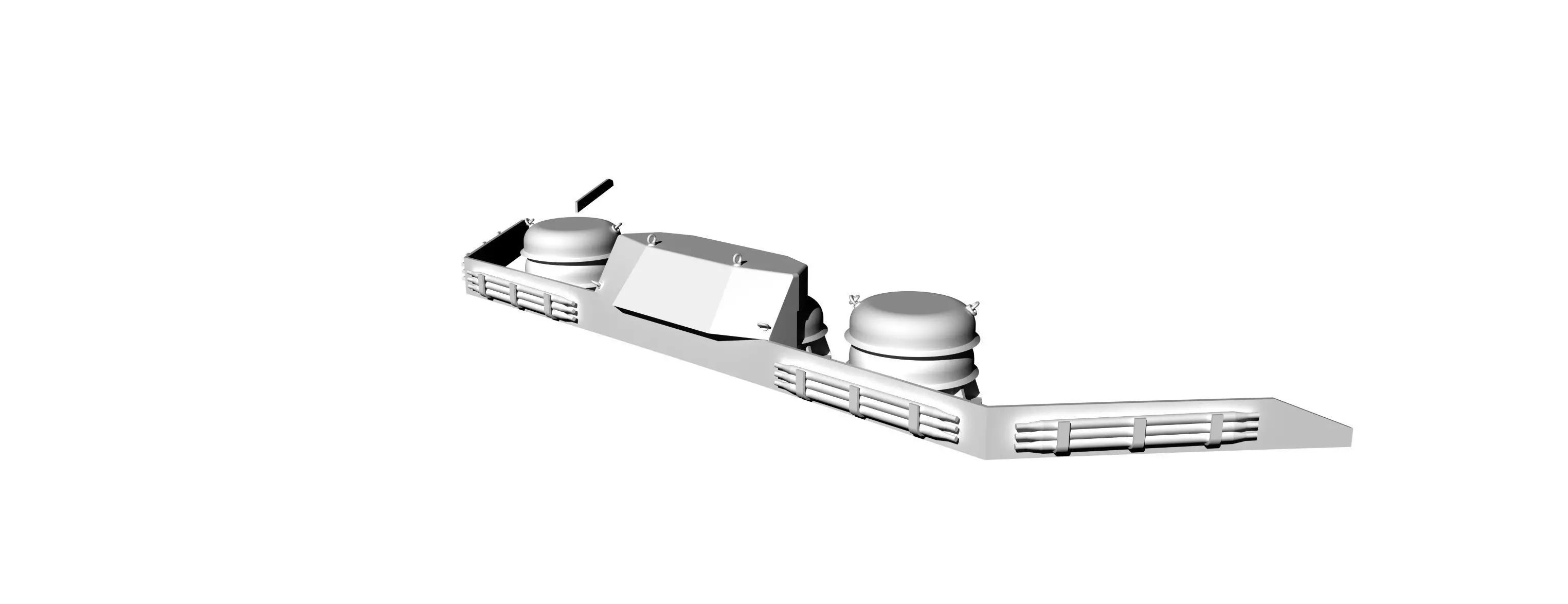 breakwater and ventilation 3D print model_0