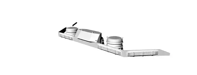 breakwater and ventilation 3D print model