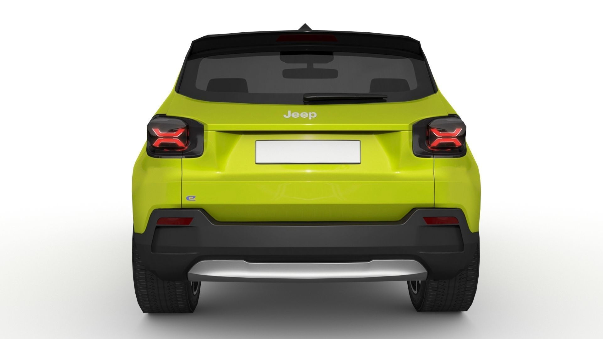 Jeep Avenger 2023 Low-poly 3D model_4