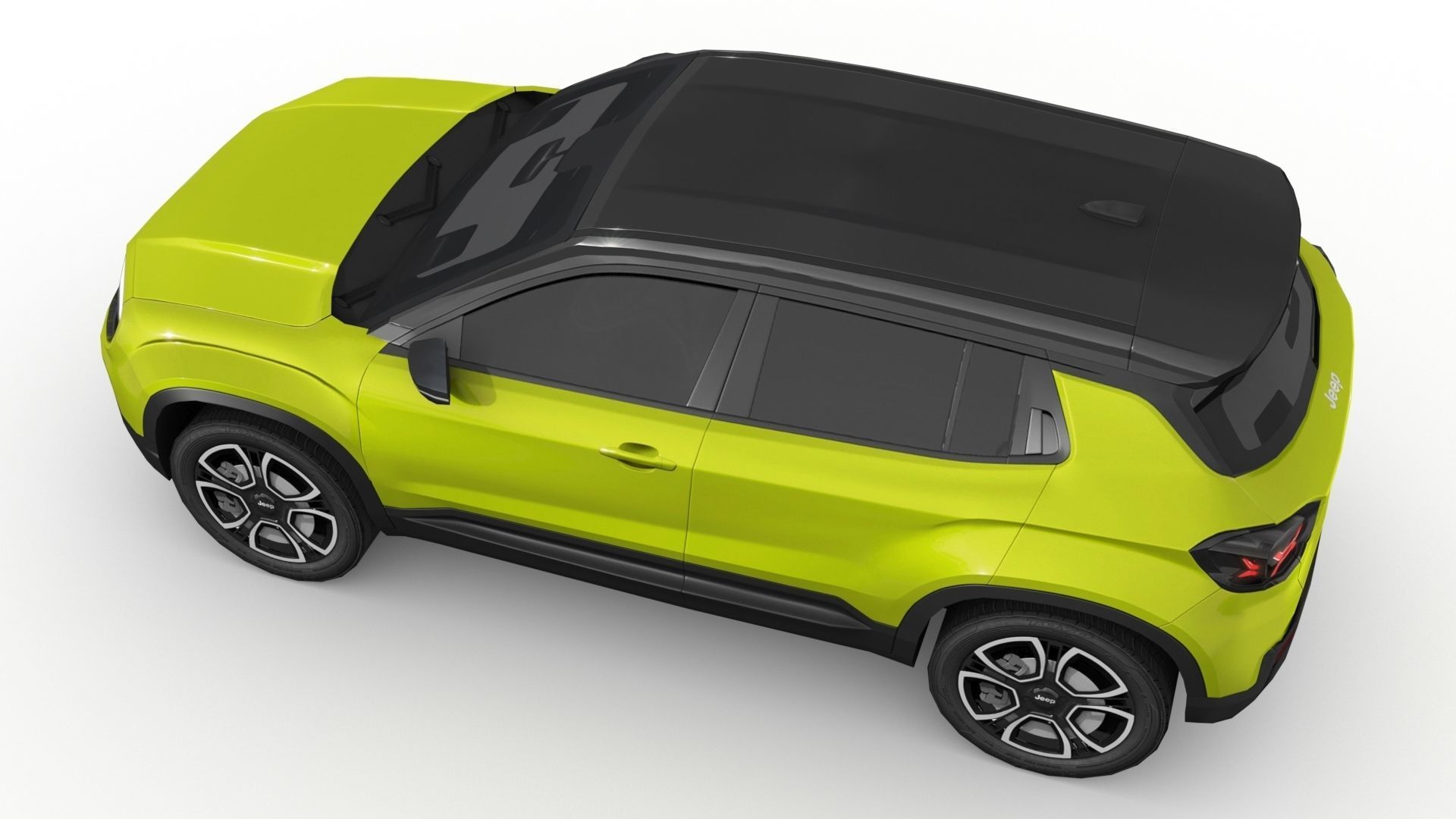 Jeep Avenger 2023 Low-poly 3D model_7