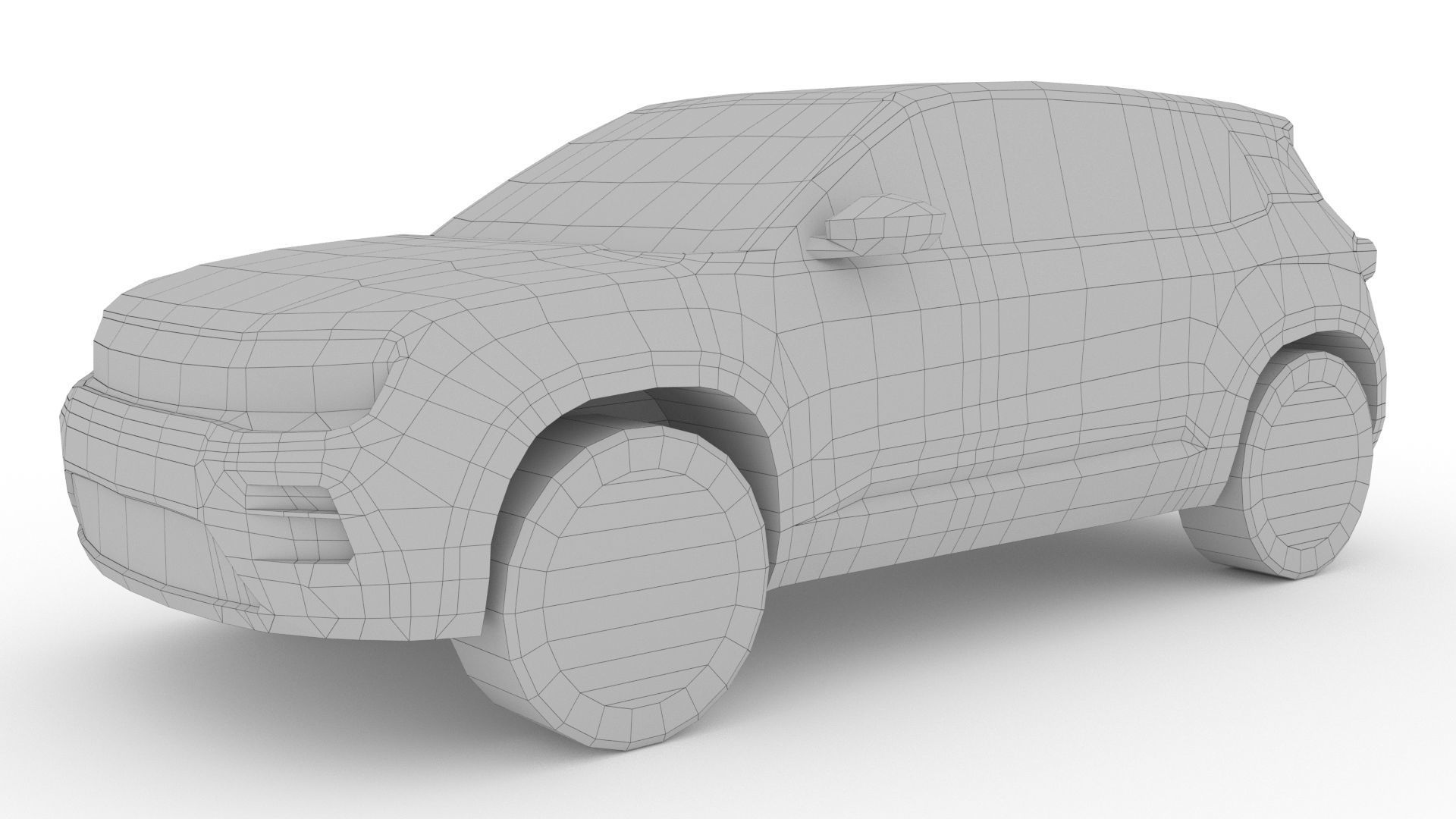 Jeep Avenger 2023 Low-poly 3D model_8