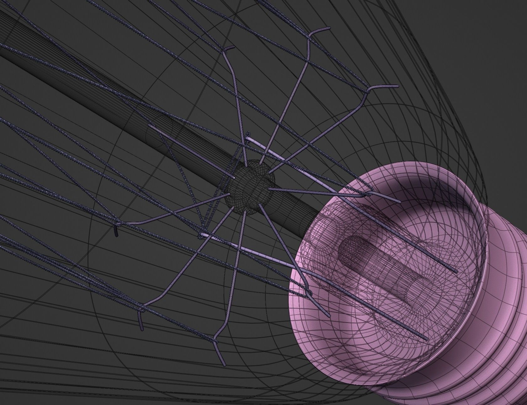 Vintage Light Bulb 3D Model 3D model_22