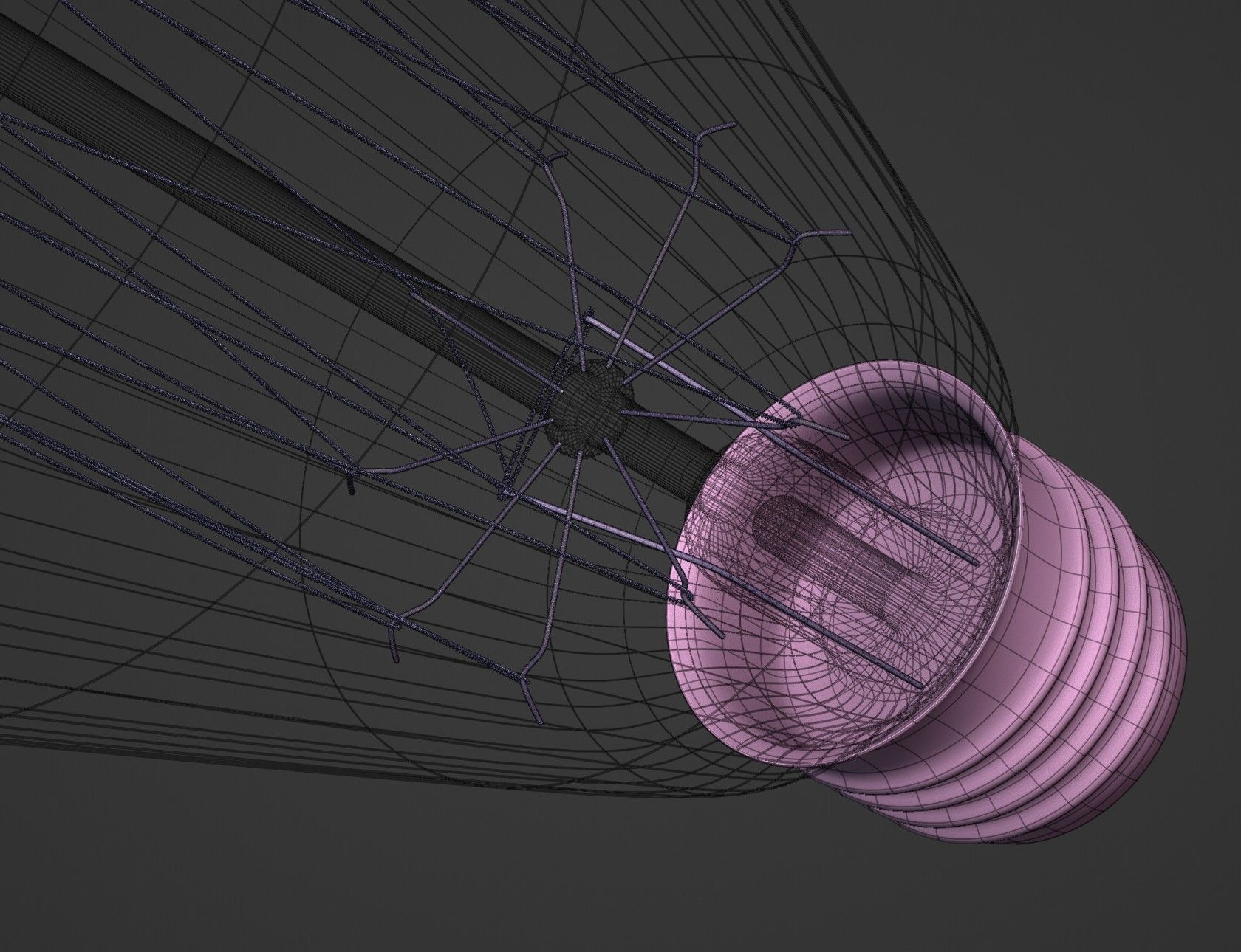 Vintage Light Bulb 3D Model 3D model_20