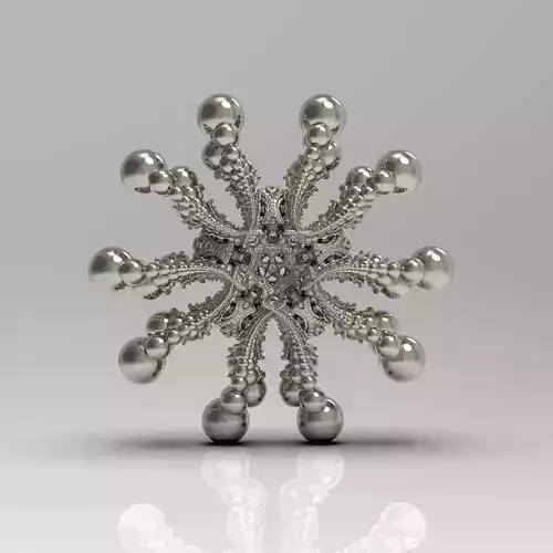 Fractal Kleinian - 5 Fold