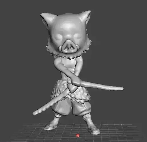 DEMON SLAYER INOSUKE HASHIBIRA FIGURE MODEL ANIME HERO 3D print model