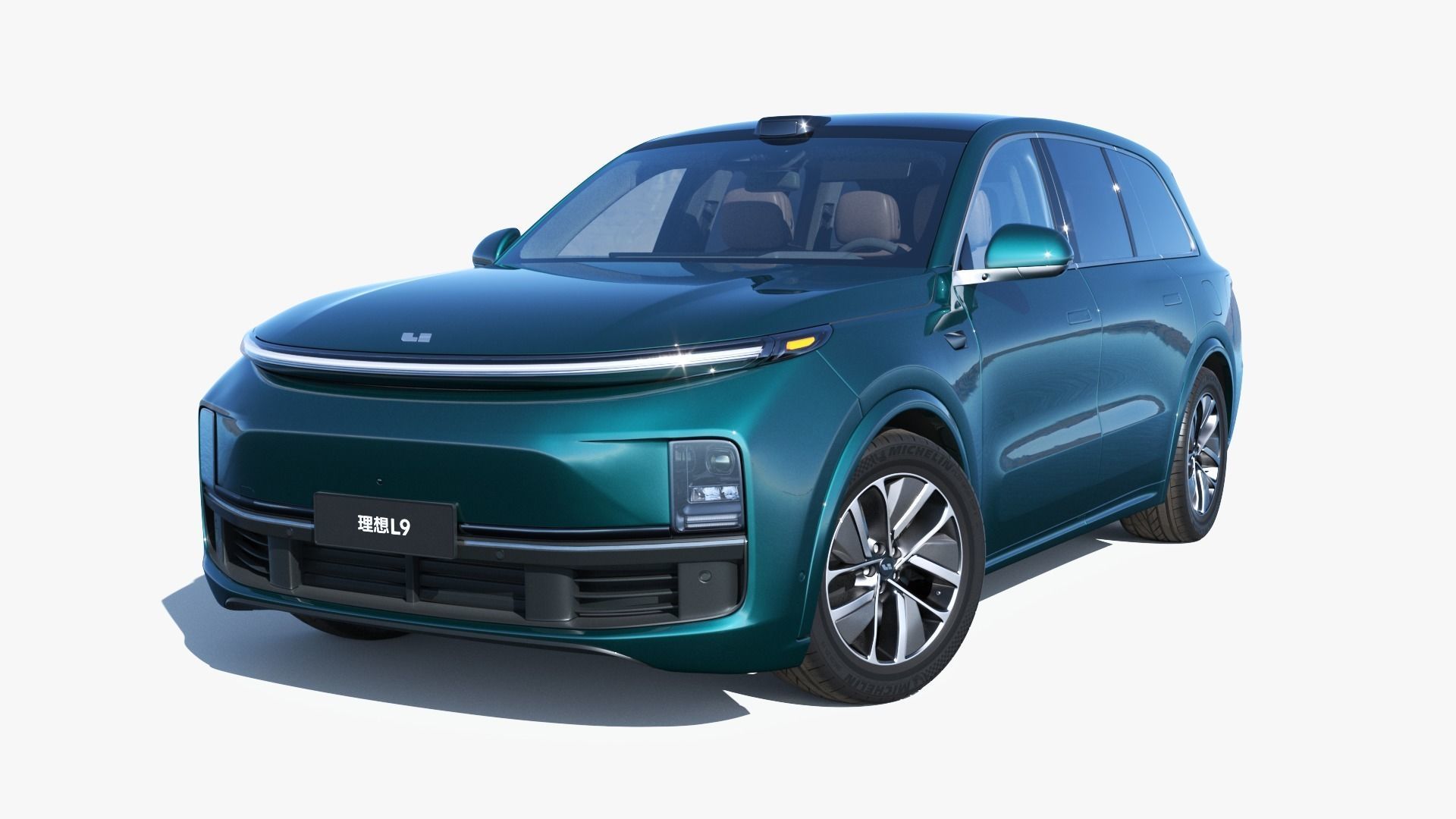 2024 Li Auto Li L9 with interior 3D model_3