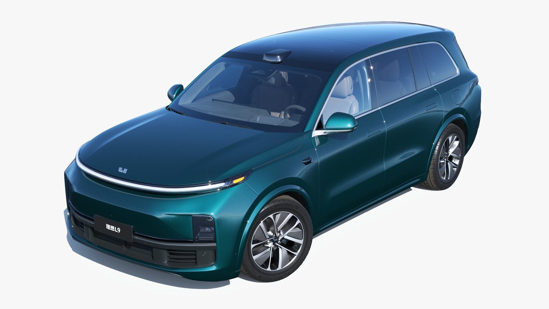 2024 Li Auto Li L9 with interior 3D model_1