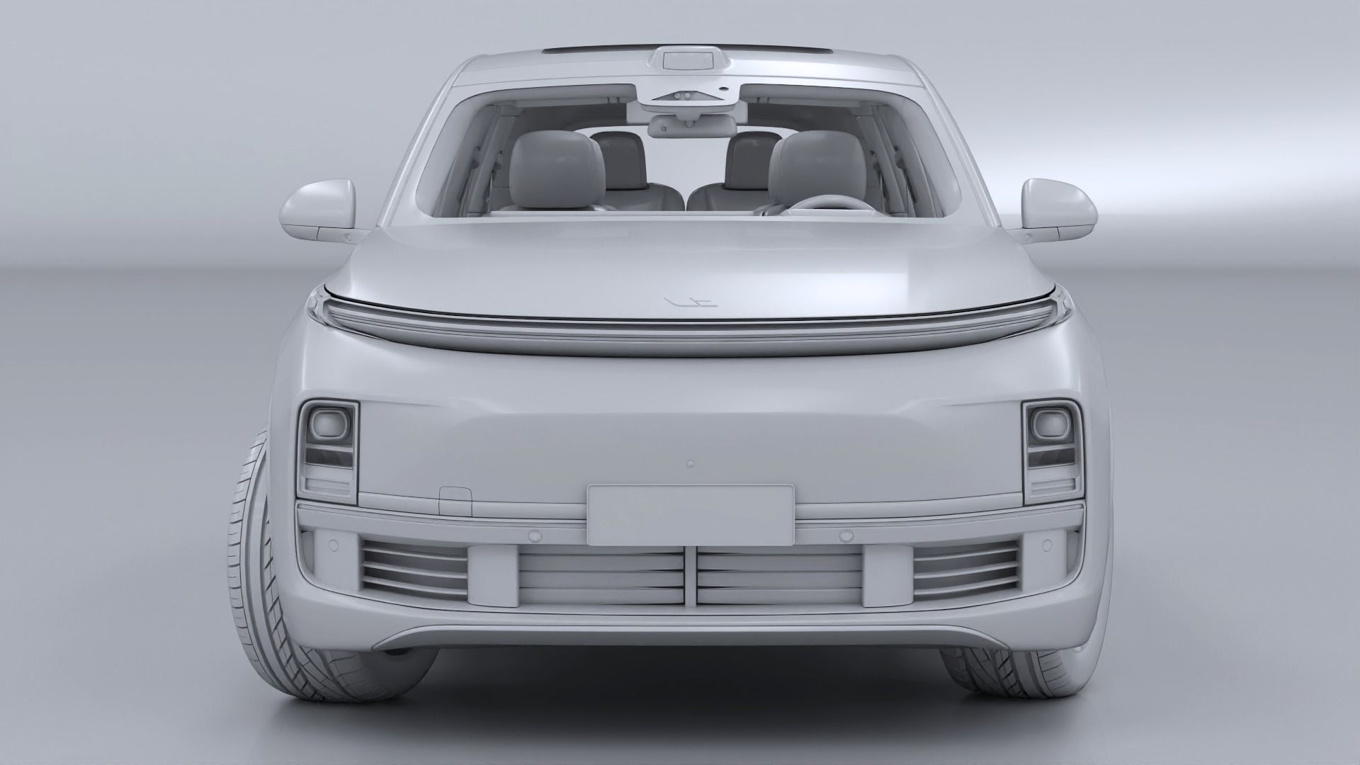 2024 Li Auto Li L9 with interior 3D model_22