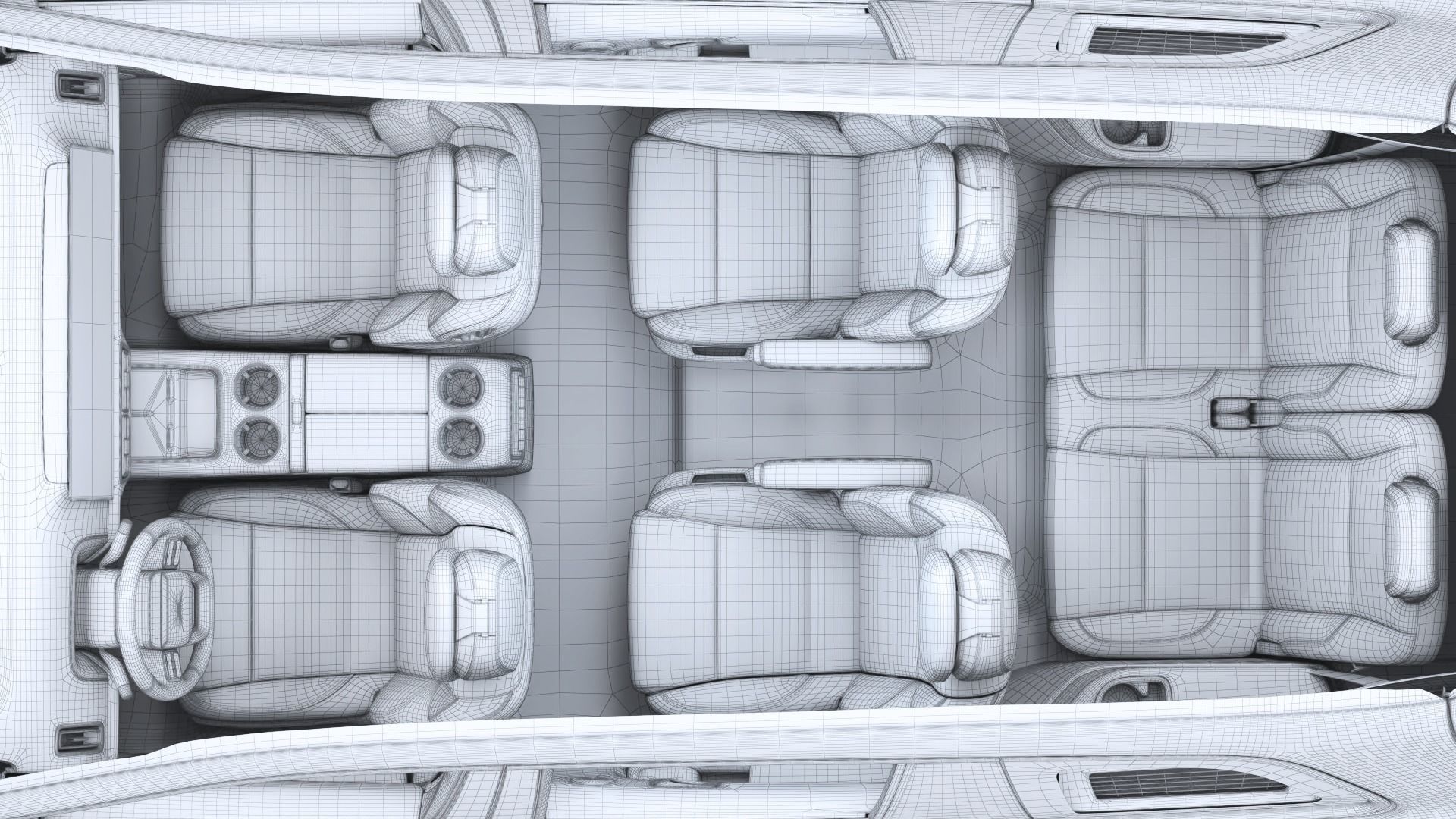 2024 Li Auto Li L9 with interior 3D model_34