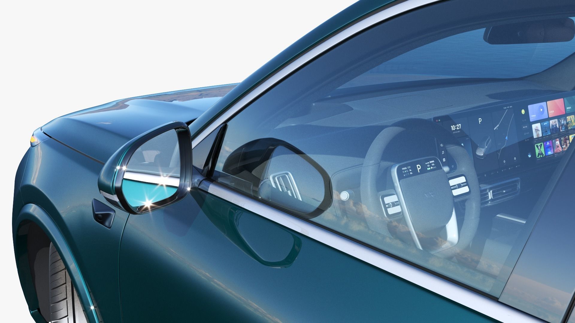 2024 Li Auto Li L9 with interior 3D model_8