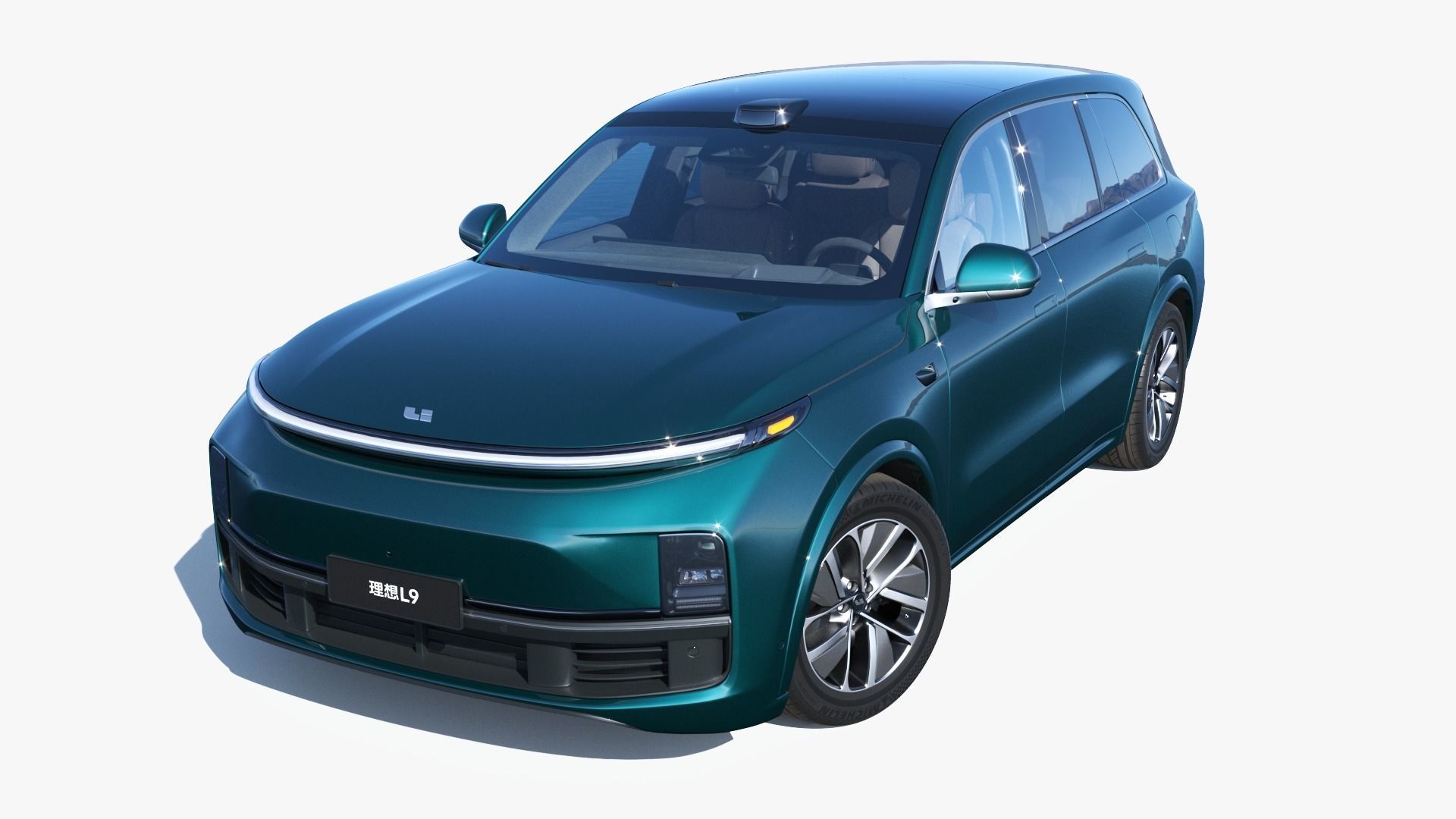 2024 Li Auto Li L9 with interior 3D model_2