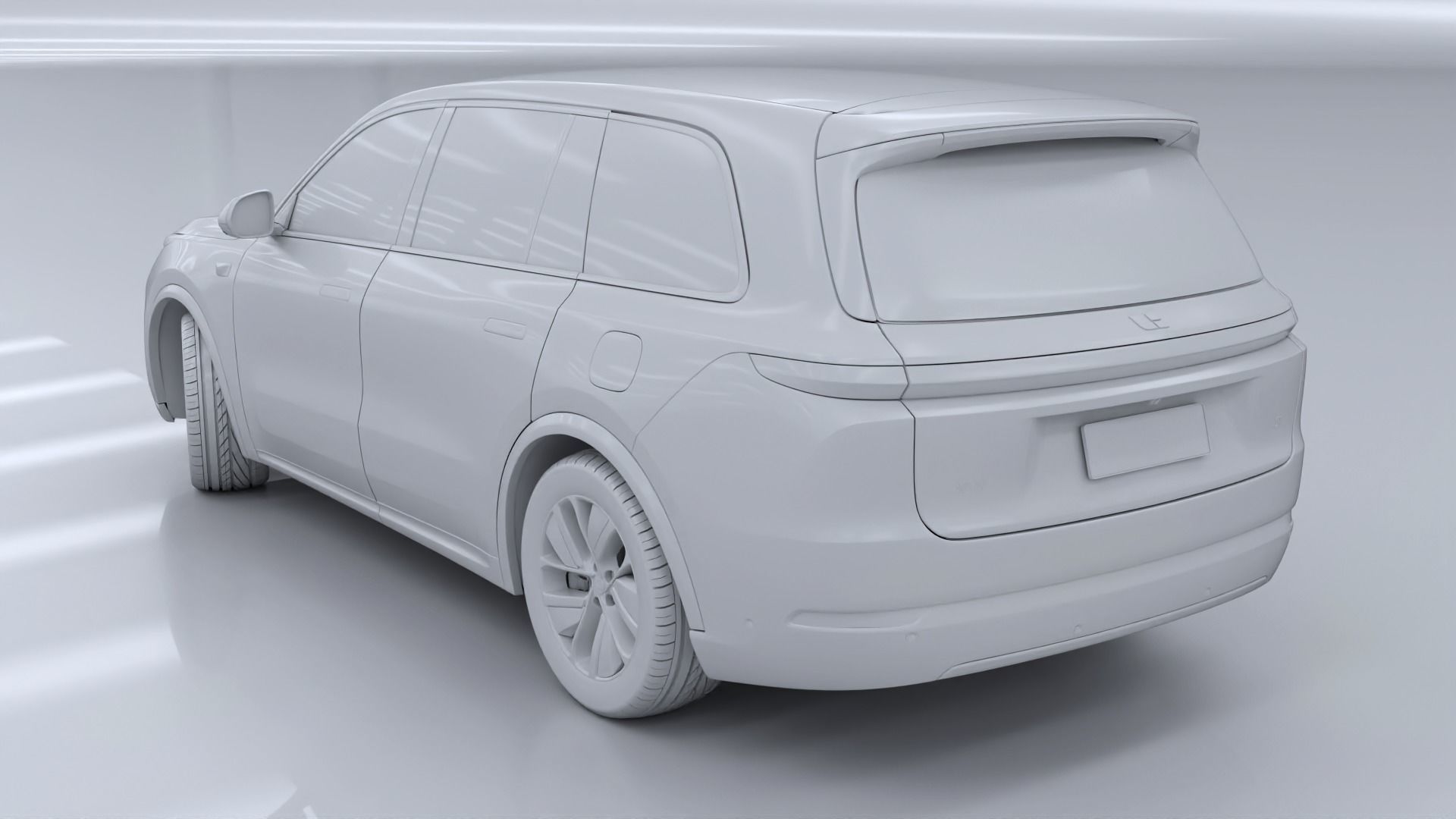 2024 Li Auto Li L9 with interior 3D model_29