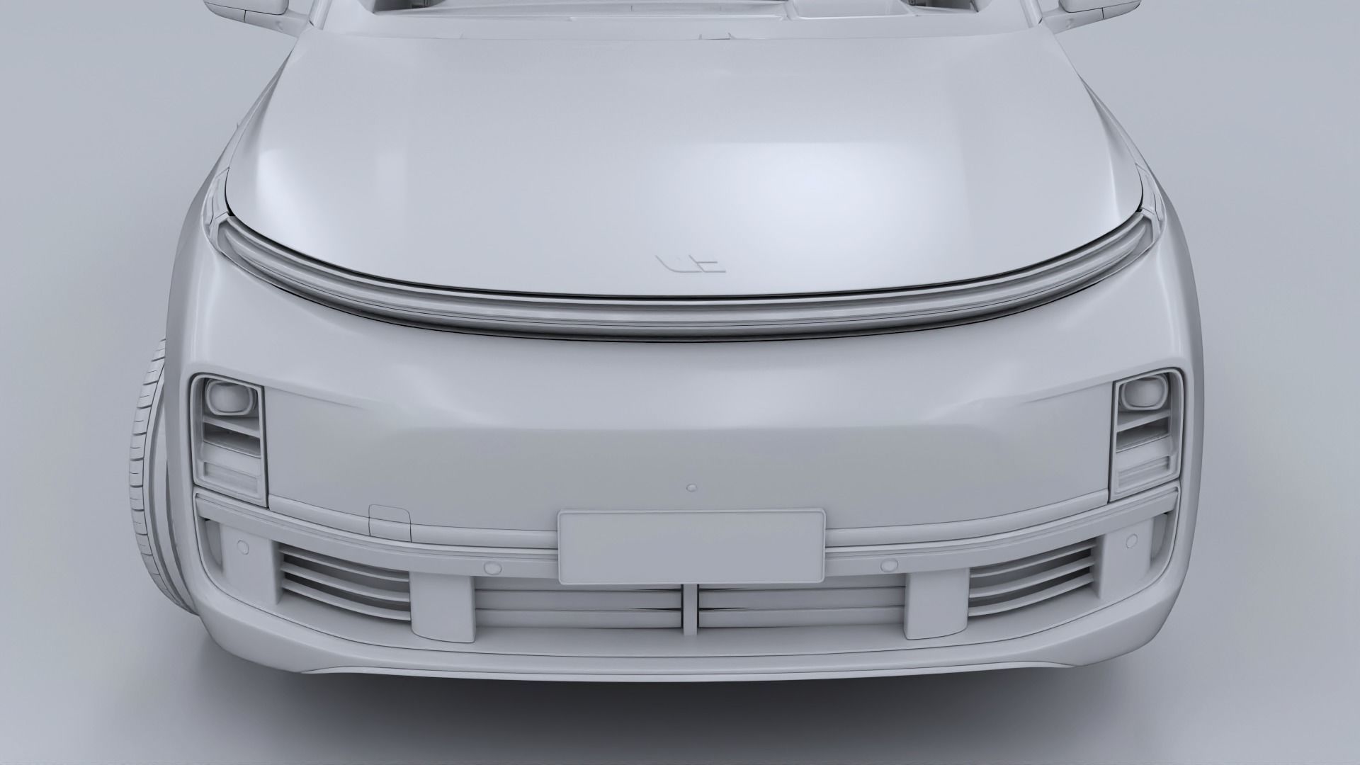 2024 Li Auto Li L9 with interior 3D model_23