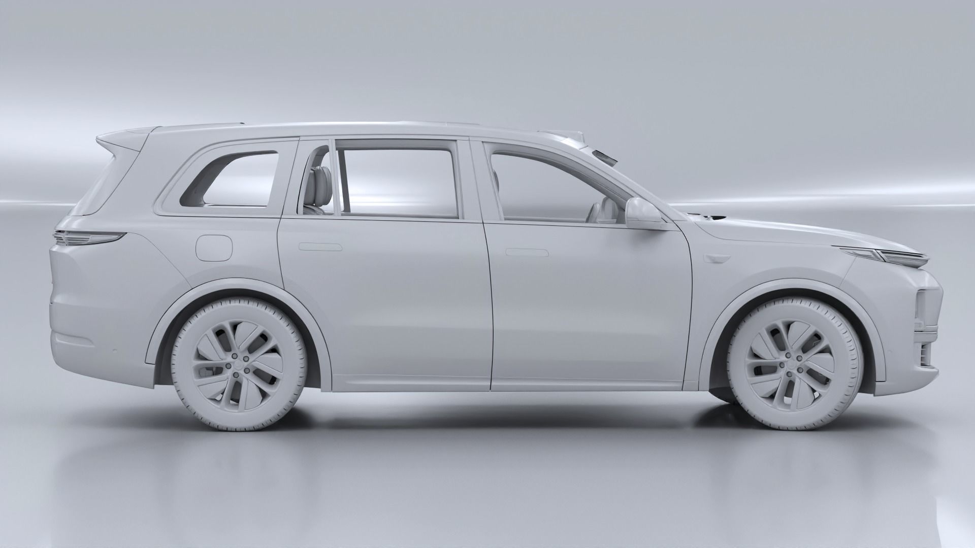 2024 Li Auto Li L9 with interior 3D model_26