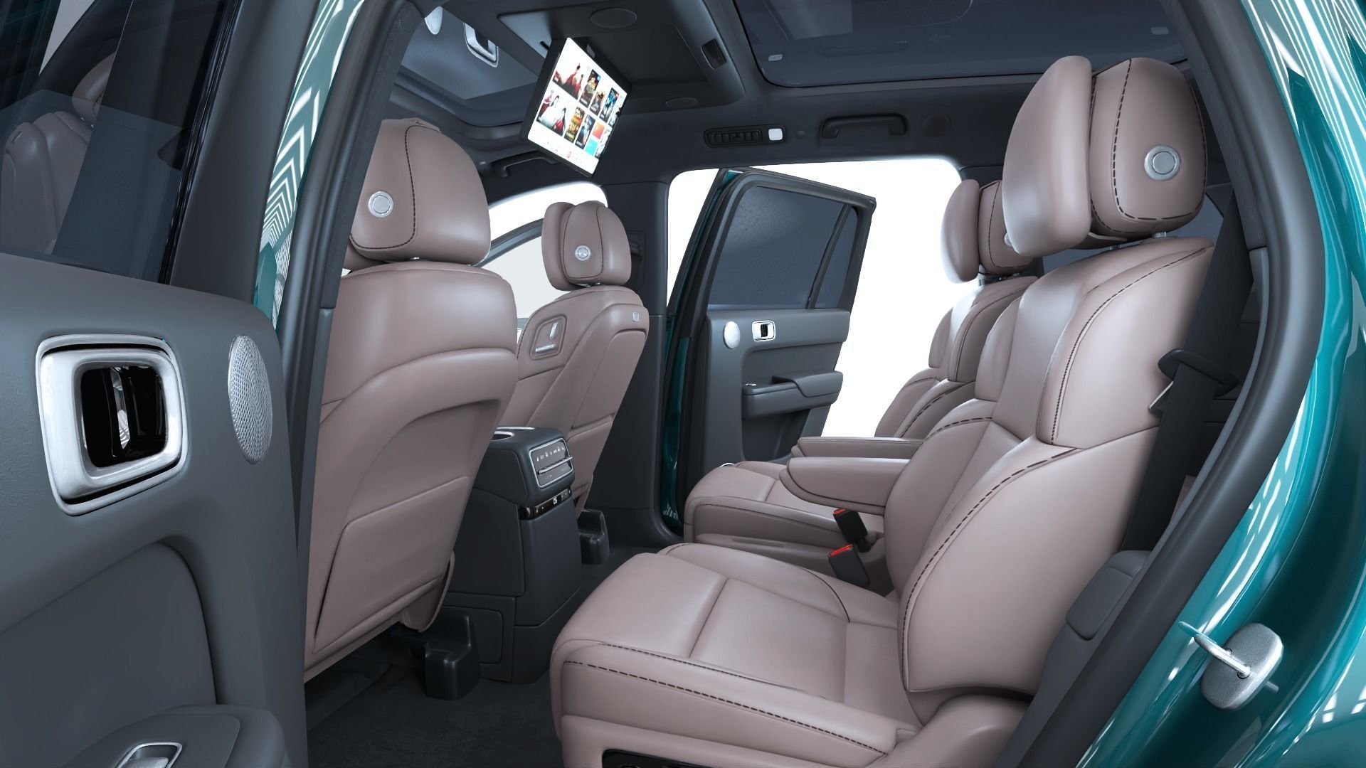 2024 Li Auto Li L9 with interior 3D model_12