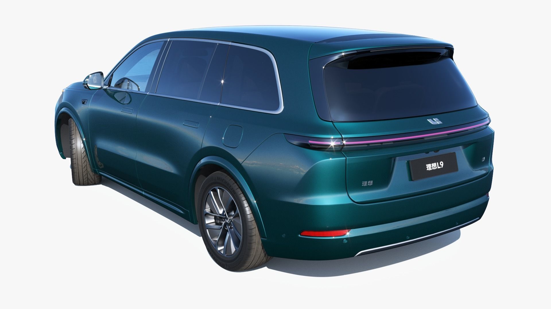 2024 Li Auto Li L9 with interior 3D model_16