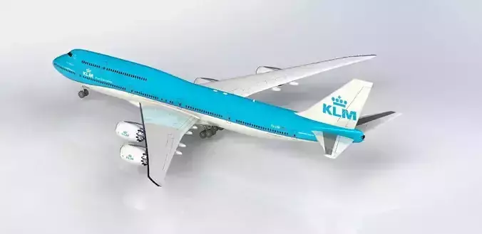 Boeing 747-8 3D print model