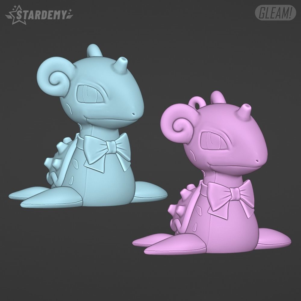 LAPRAS CHRISTMAS CHIBI ORNAMENT CHRISTMAS POKEMON 3D print model_2