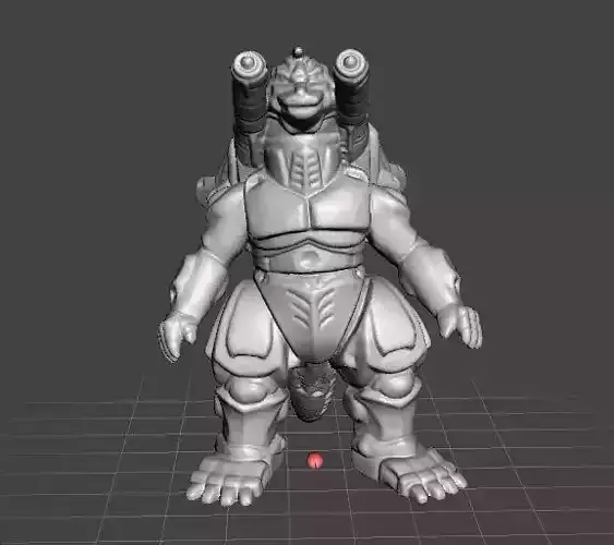 SUPER MECHAGODZILLA 1993 PVC FIGURE TOY ROBOT MONSTER GAMES RPG 3D print model