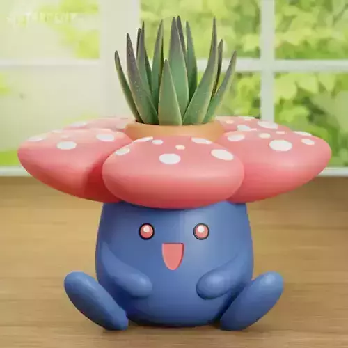 VILEPLUME PLANTER PEN HOLDER 2 MODELS EASY PRINT