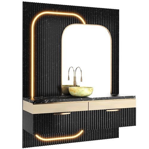 Bathroom Furniture01 3D model
